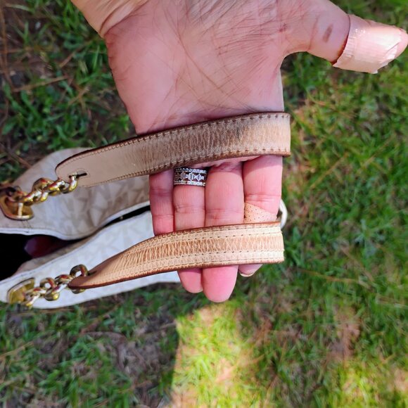 Michael Kors Lily Monogram Shoulder Bag - Picture 11 of 11